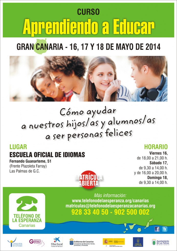 Cartel Aprendiendo a Educar 2014