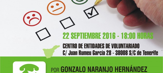 “CÓMO MEJORAR TU CONFIANZA Y COMUNICACIÓN CON LOS DEMÁS” Conferencia jueves 22 septiembre 18,00 en S/C de Tenerife