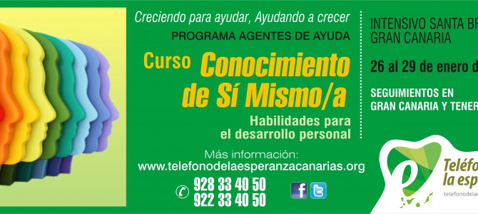 MATRÍCULA CERRADA – Curso “Conocimiento de Sí Mism@”. 1º Módulo Programa Agentes de Ayuda 2017.