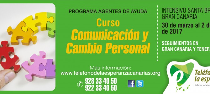 MATRÍCULA CERRADA – Curso “Comunicación y Cambio Personal” – 2º Módulo Programa Agentes de Ayuda 2017