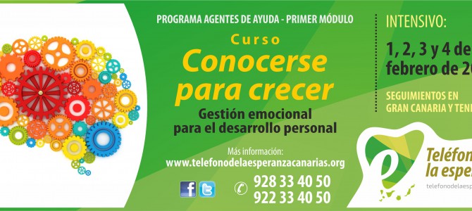 Curso “Conocerse para Crecer”. 1º Módulo Programa Agentes de Ayuda 2018.