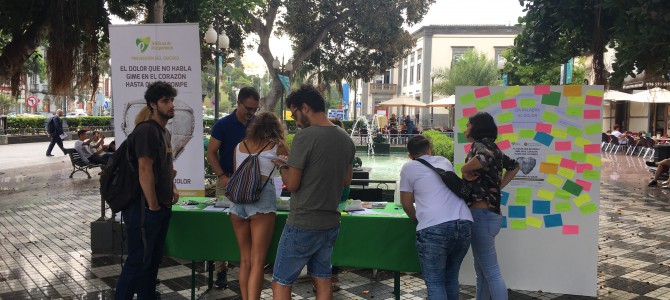 El 5% de los participantes en una encuesta ha intentado suicidarse alguna vez. Campaña del T.E. Canarias para la Prevención del Suicidio.