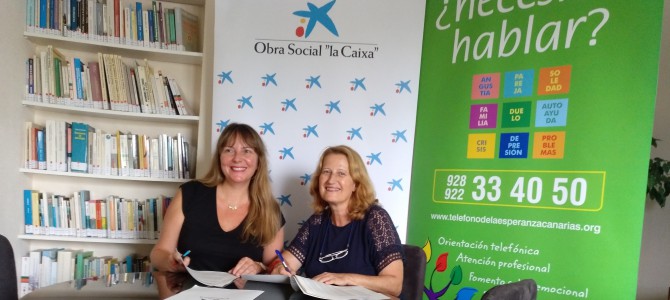 Fundación Obra Social La Caixa cofinancia un proyecto de Teléfono de la Esperanza en Canarias